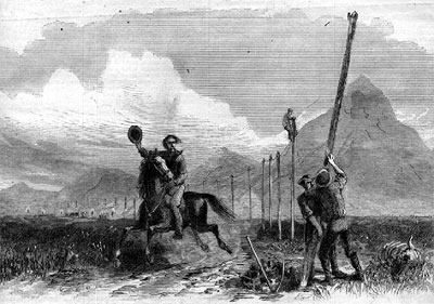  The Overland Pony Express, Harper’s Weekly, November 2, 1867